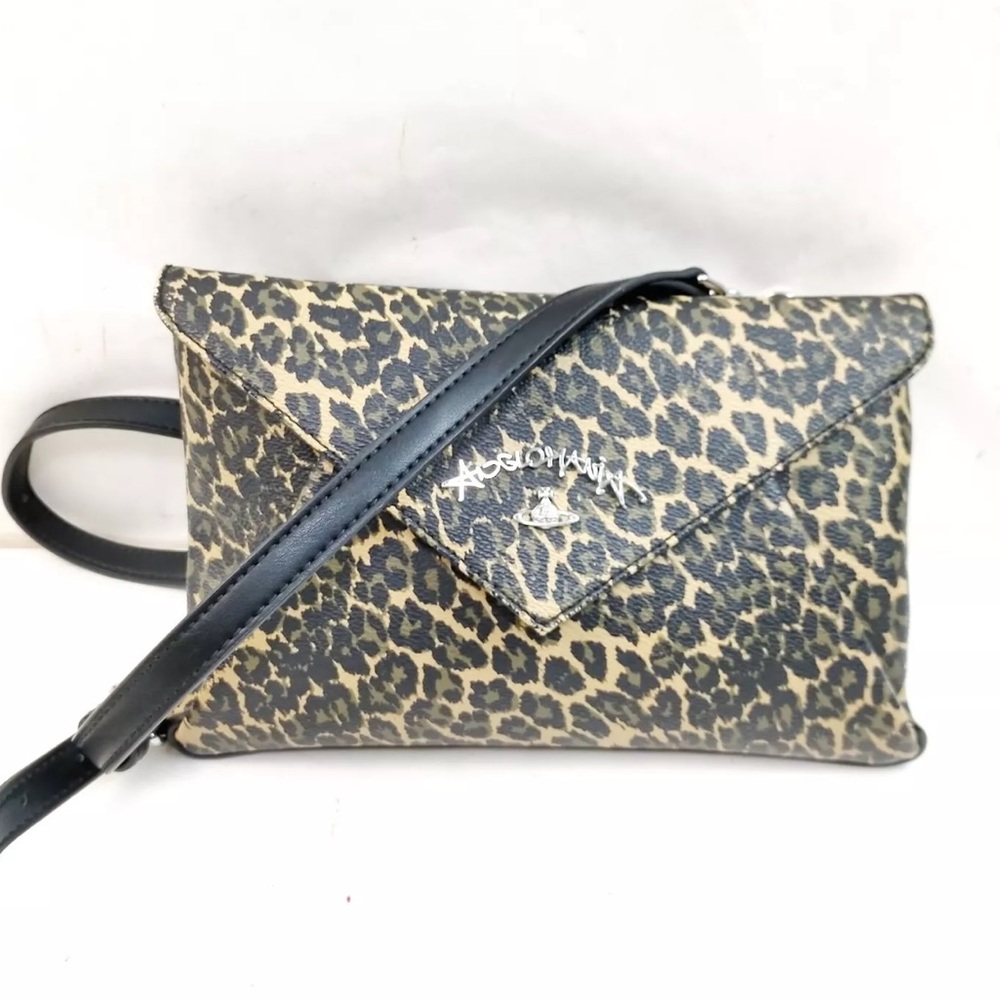 Authentic Vivienne Westwood Shoulder Bag Black or Clutch Beautiful EUC - Picture 3 of 12